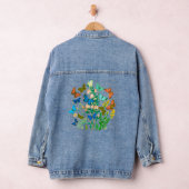 Vlinders en wilde bloemen Botanisch Denim Jacket (Hangar)
