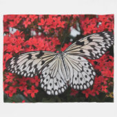 Vlinders Fleece Deken (Voorkant (Horizontaal))