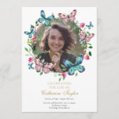 Vlinders Foto Uitvaart Orde van Dienst Programma (Voorkant)