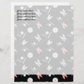 Vlinders gepersonaliseerde briefhoofd (Voorkant / Achterkant)