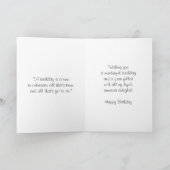 Vlinders Gepersonaliseerde nicht Verjaardag Kaart (Binnen)