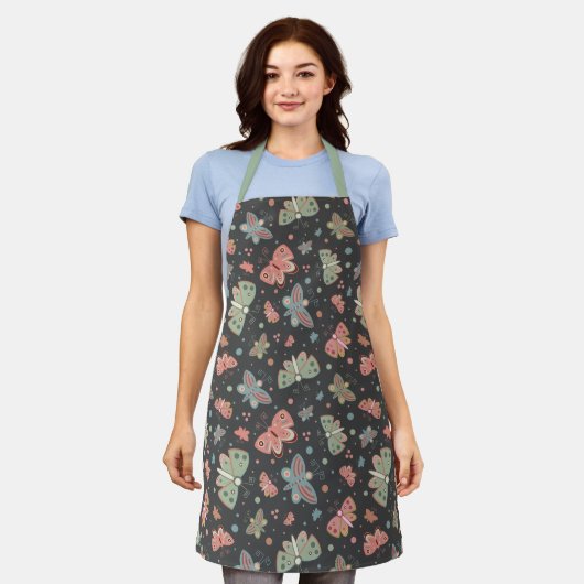 Vlinders Girly Fun Pattern Inspirivity schort (Gedragen)