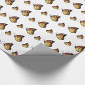 vlinders glanzend inpakpapier (Hoek)