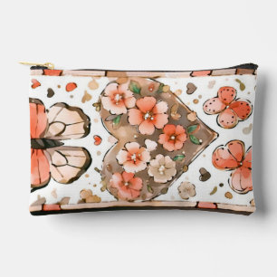 Vlinders, harten en bloemen etui