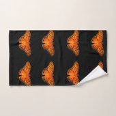 Vlinders in het donker bad handdoek (Handdoek)