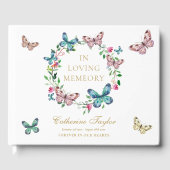 Vlinders in liefdevolle herinnering Memorial begra Gastenboek (Voorkant)