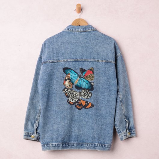 Vlinders in mijn rug denim jacket (Hangar)