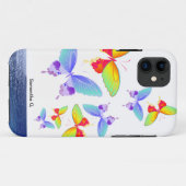 Vlinders in regenboogkleuren Oceaan Case-Mate iPhone Case (Achterkant (horizontaal))