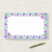 Vlinders ingelijst Post it Notes (Op bureau)