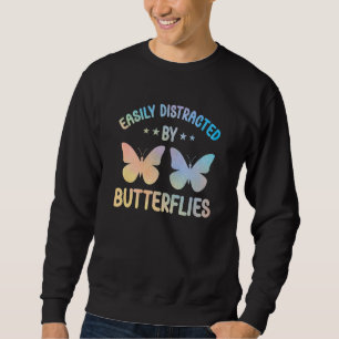 Vlinders Kleding Vlinder Kunst Citaat Monarch Maar Trui