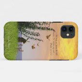 Vlinders, Konijn en Psalm 23:2-3 Case-Mate iPhone Case (Achterkant (horizontaal))
