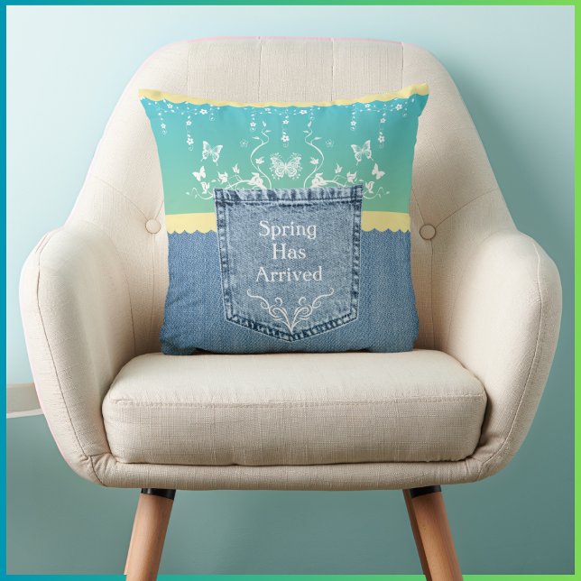 Vlinders Lente Sierkussen (Butterflies Spring Decorative Pillow)