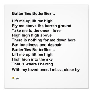 VLINDERS (OPTIE 1) FOTO AFDRUK