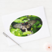 vlinders ovale sticker (Envelop)