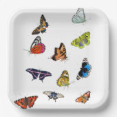 Vlinder's  papieren bordje (Voorkant)
