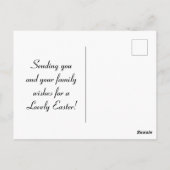  vlinders Pasen Briefkaart (Achterkant)