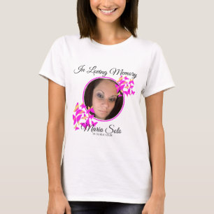Vlinders Script Herdenking Funeral T-Shirt