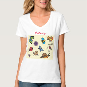 Vlinders Slakken Insecten Thunder_Cove T-shirt