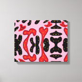 Vlinders van vreugde canvas afdruk (Voorkant)