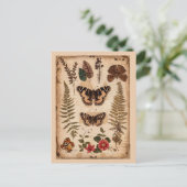 vlinders varens Natuur Journal Briefkaart (Staand voorkant)