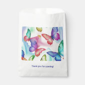 Vlinders Verjaardagsfeest Bruiloft Bedankzakje (Voorkant)