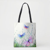 Vlinders Vliegende Canvas tas Spring (Voorkant)