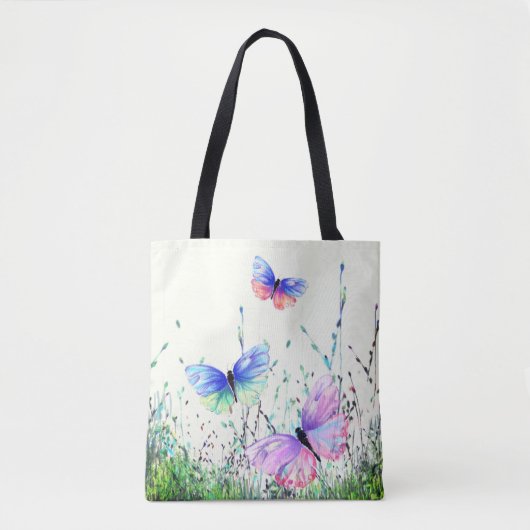 Vlinders Vliegende Canvas tas Spring (Voorkant)