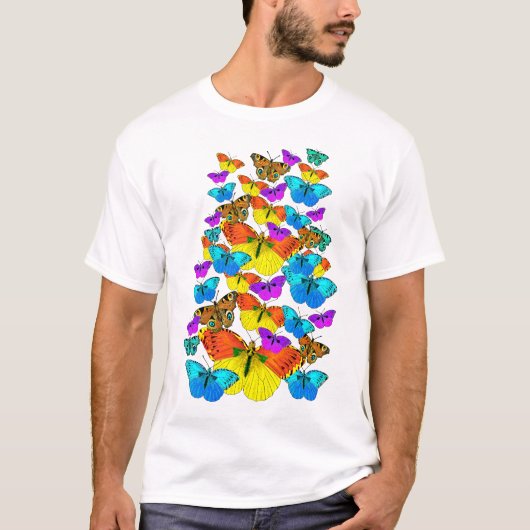 Vlinders, vlinders! T-Shirt (Voorkant)