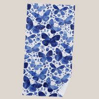 Vlinders Waterverf Blauw