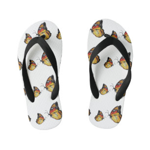 Vlinders waterverf trekken Teenslippers, Kinder Teenslippers