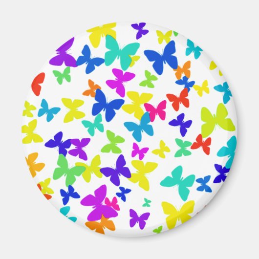 vlinders witte magneet (Voorkant)