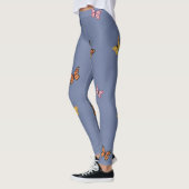 Vlinders Zachtblauw Leggings (Links)