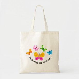 Vlinders zijn geweldige tote bag