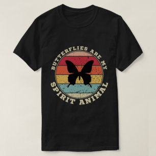 Vlinders zijn mijn Spirit Animal T-shirt