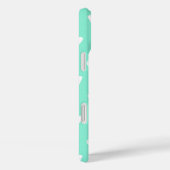 Vlinderschets, aqua en wit Case-Mate iPhone case (Achterkant / Rechts)