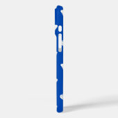 vlinderschets, kobaltblauw en wit Case-Mate iPhone case (Achterkant / Links)