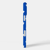 vlinderschets, kobaltblauw en wit Case-Mate iPhone case (Achterkant / Rechts)