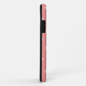 vlinderschets, koraalroze Case-Mate iPhone case (Achterkant/rechts)