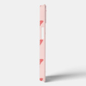 vlinderschets, koraalroze Case-Mate iPhone case (Achterkant / Rechts)
