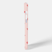 Vlinderschets, koraalroze Case-Mate iPhone case (Achterkant / Links)