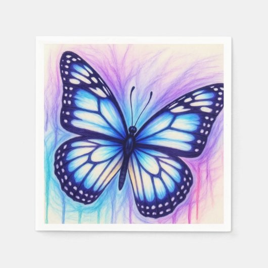 vlinderschets servet (Voorkant)