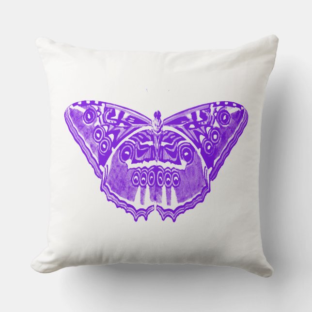 vlinderschets, violet paars kussen (Voorkant)
