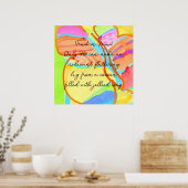 Vlindersoep Poster (Keuken)