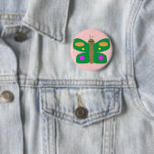 Vlinderspeld Ronde Button 5,7 Cm (In situ)