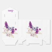 Vlinderstruik in magenta bedankdoosjes (Ongevouwen)