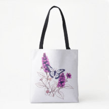 Vlinderstruik met magentakleurige bloemen