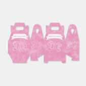 Vlindertekening Aangepaste roze Waterverf Bedankdoosjes (Uitgevouwen)