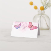 Vlinderthema Meisje Verjaardagsfeest Tenten (Achterkant)