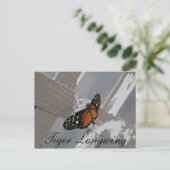 Vlindertijger Longwing # 1 Briefkaart (Staand voorkant)