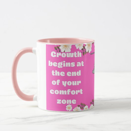 Vlindertransformatie - Inspirerend Comfort Z Mok (Links)